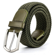 Radmire geflochtene Canvas-gewebte elastische Stretch-Grtel fr Herren, Damen, Junioren mit mehrfarbig