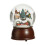 Raz 16,5 cm Musikhaus und bewegender Zug Glitter Globe 1
