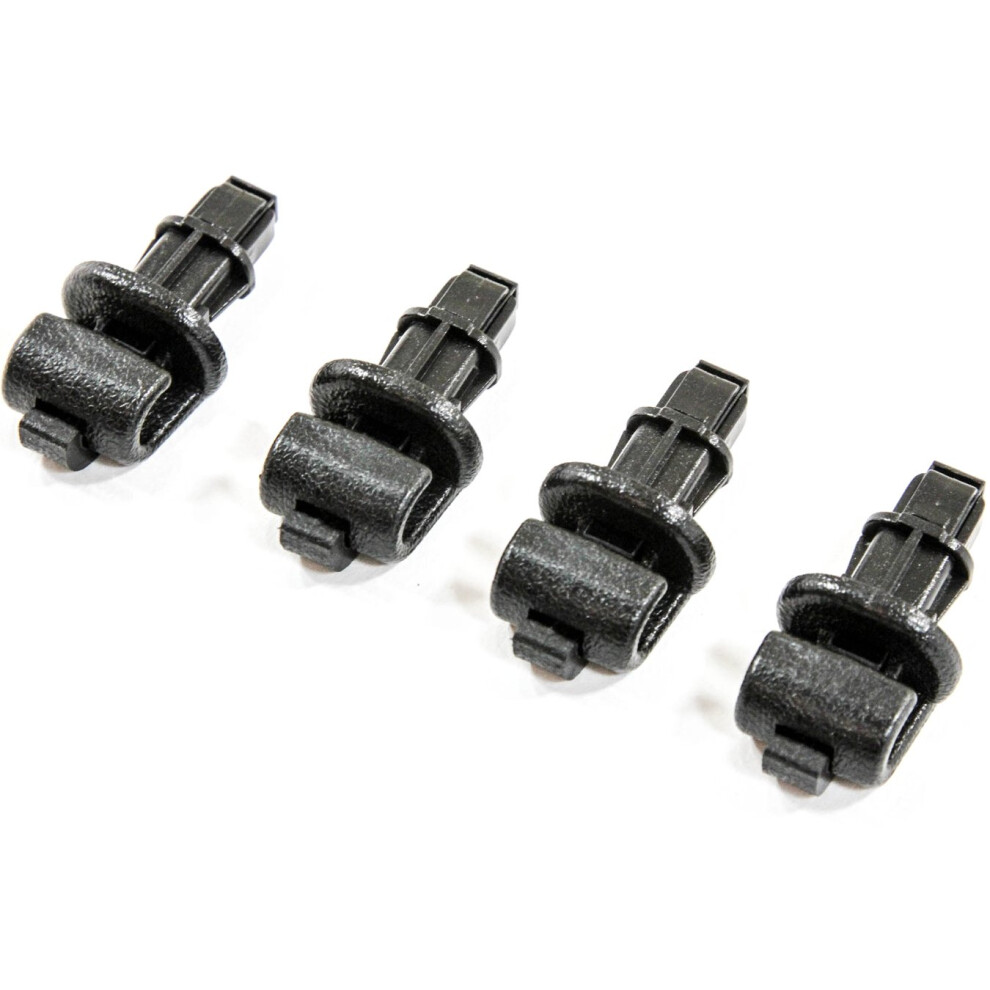 Red Hound Auto 2005-2010 Compatible avec Honda Odyssey Black 4 Kit de clips pour porte coulissante avec crochets pour pare-soleil