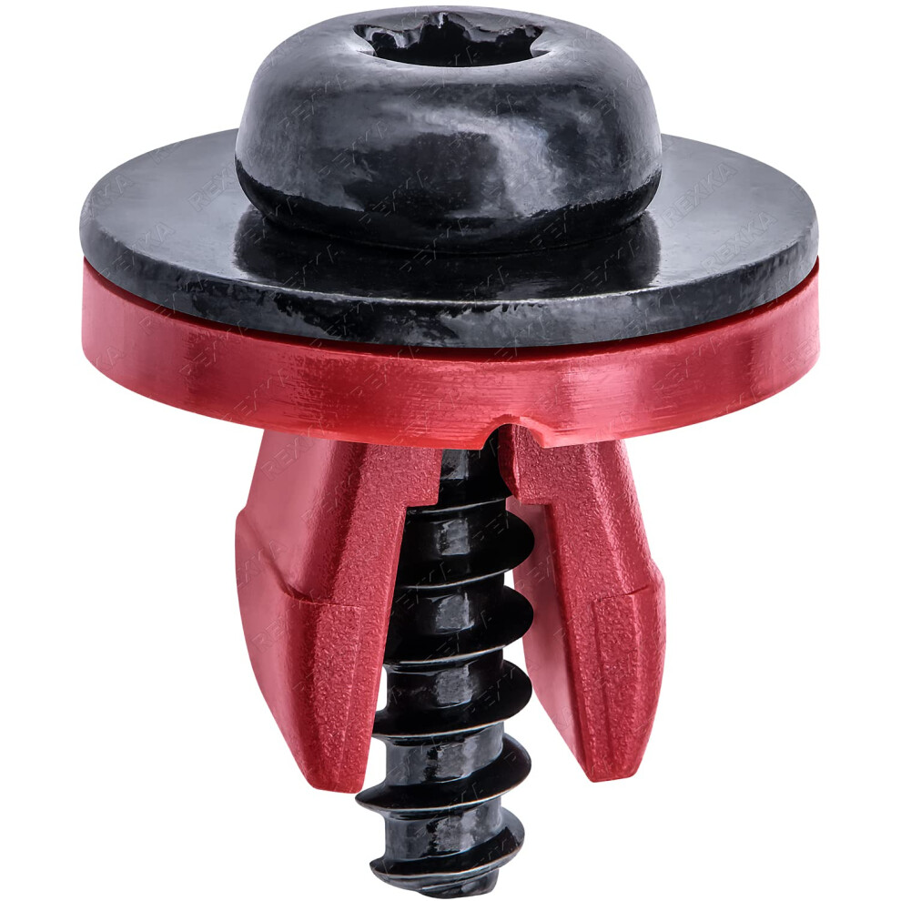 Rexka 20 Sets Engine Splash Shield Screws For Ford - T30 Torx Head Bol 658738905458