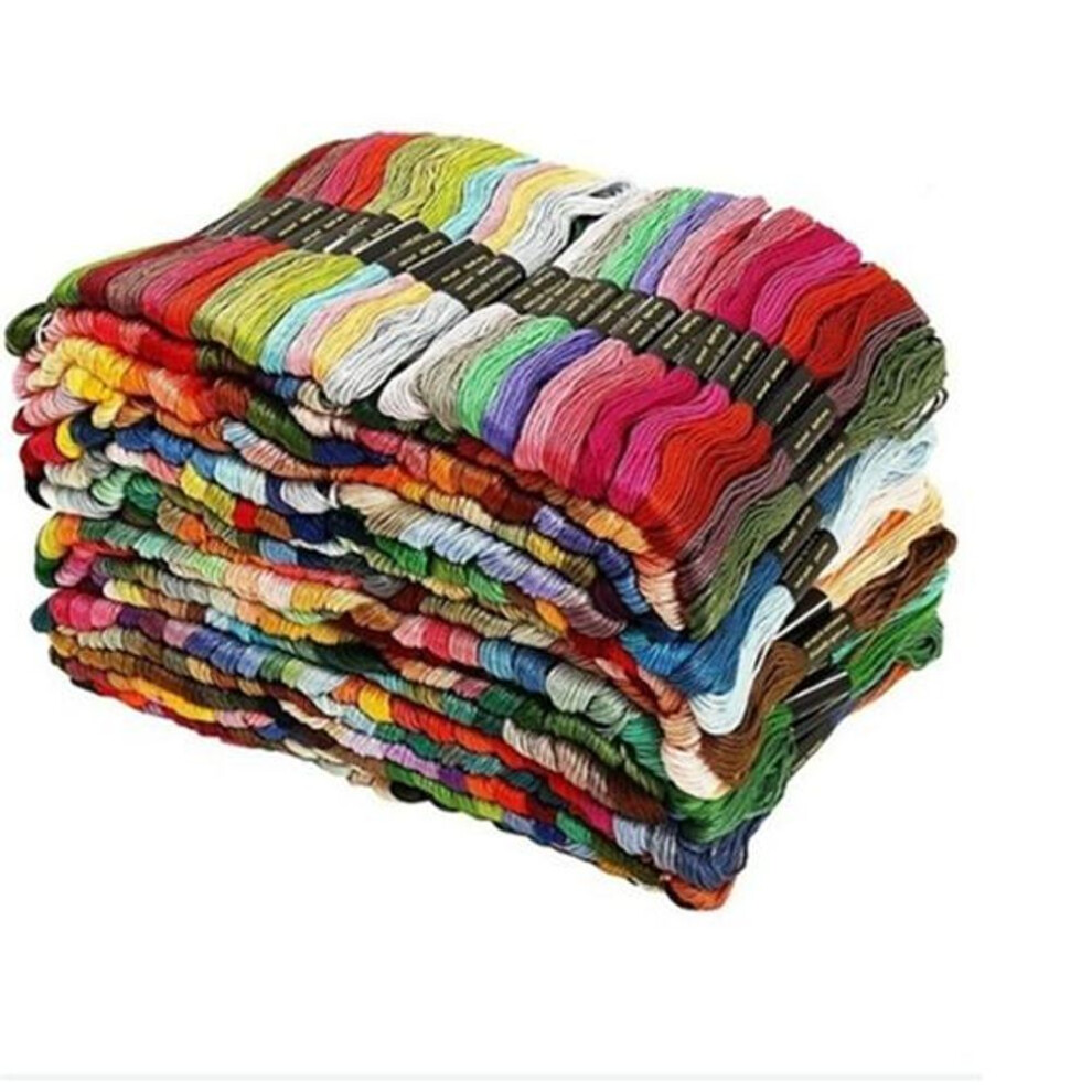 (multicolor, 150 colors) 15/24/36/45/50/100/150/200 Color Multicolor Floss Embroidery Cross Stitch Threads Crafts Premium Home Arts Crafts Sewing Skeins Needle Art Accessories