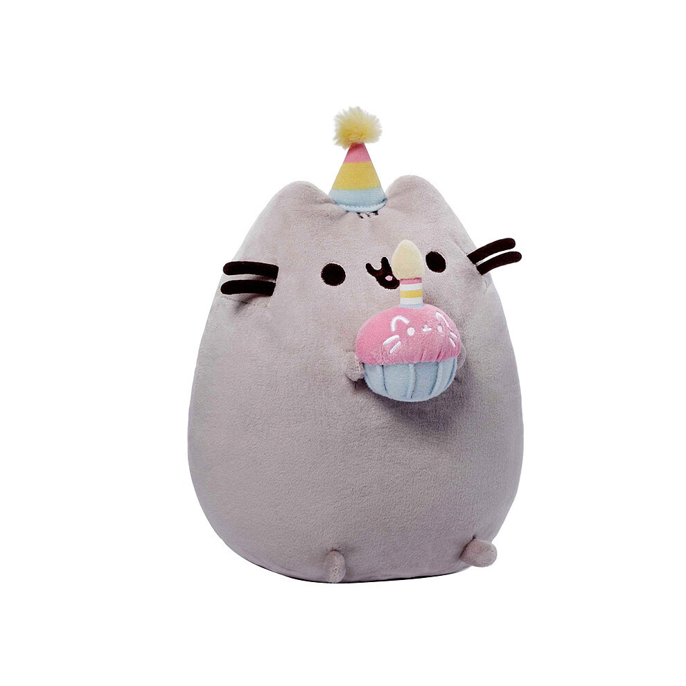 (Cake) Pusheen Plush Toy Cat Doll Pusheen Plushies Stuffed Animals Kids Gifts 20cm _b