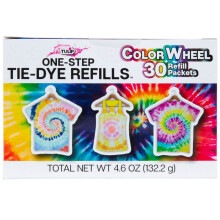Tulipe Recarias de tie-dye de uma etapa cor de tecido permanente de tecido 30 pacote de 30 pacote