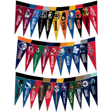 Rico Industries NHL 4 x 9 Felt Mini Pennant League Set (Inclusief alle teams)