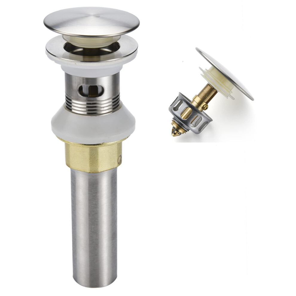 Rockgoya Bathroom Sink Drain Drain Stopper Bathroom Sink With Overflow 770773445208