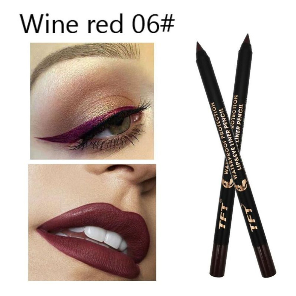 (06) 15 Colors Eyeliner Pencil Colorful Pigment Waterproof Blue Black White Color Gel Eyeliner Makeup Pen Eye Beauty Cosmetics