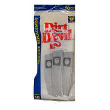 Royal Dirt Devil 3670148001 paperipussi D-tyyppi pehme  runkoinen pystytuki 10 kpl valkoinen