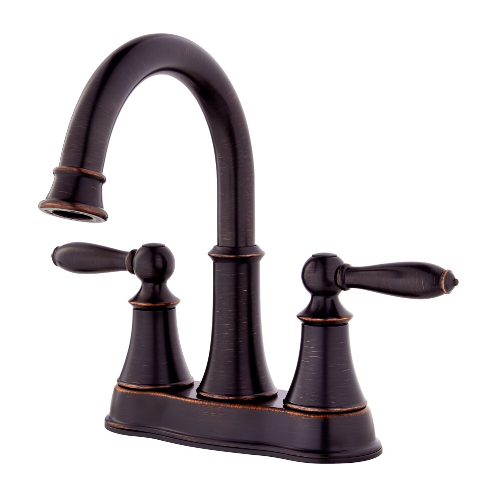 Photos - Tap Pfister Courant Bathroom Sink Faucet 4-Inch Centerset 2-Handle 3-Hole Tuscan Bronze Finish LF048COYY LF048COYY 