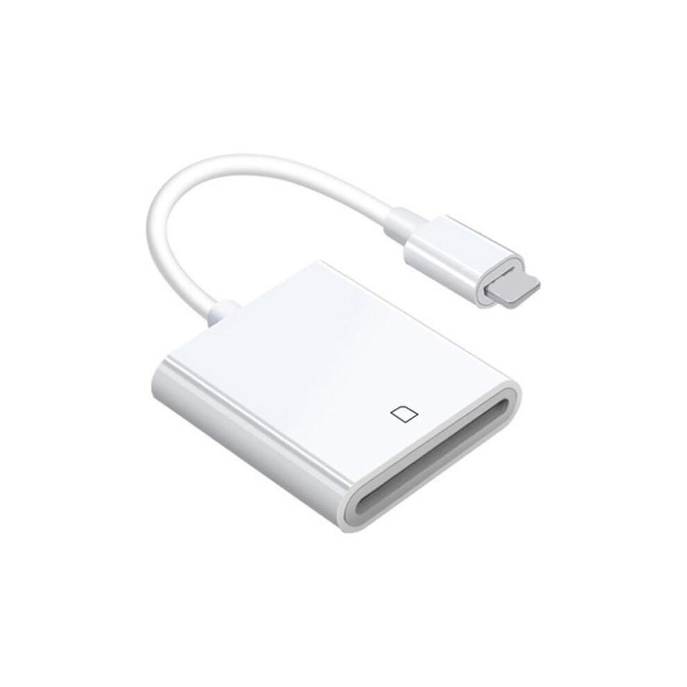 (white, Lightning to SD Card) Fonken 3 in 1 Memory Card Adapter For Lightning To SD TF USB Card Reader OTG Data Converter For iPhone 13 Above Camera Card Readers