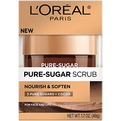 L’Oréal Paris LOr?al Paris Pure Sugar Scrub n?rer og bl?dg?r 1,7 oz. 1