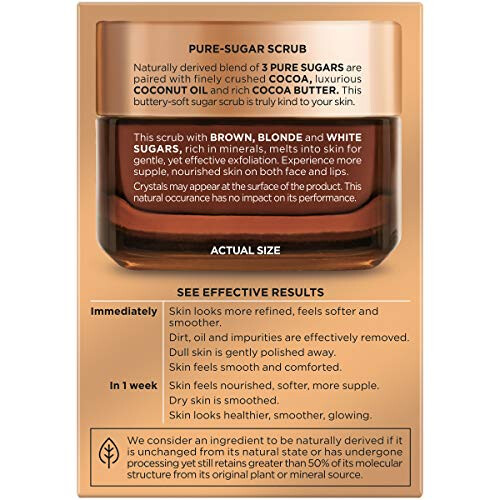 L’Oréal Paris LOr?al Paris Pure Sugar Scrub n?rer og bl?dg?r 1,7 oz. 2