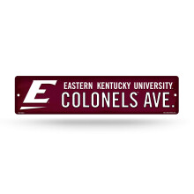 Rico Industries NCAA Eastern Kentucky Colonels 16-Zoll-Straenschild aus Kunststoff, Dekor
