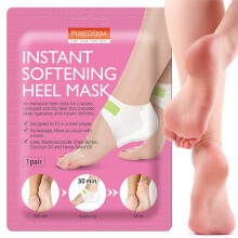 Purederm Instant Softening Heel mask 1 Pair - Heel mask Provides deep Hydration and Instant Softness