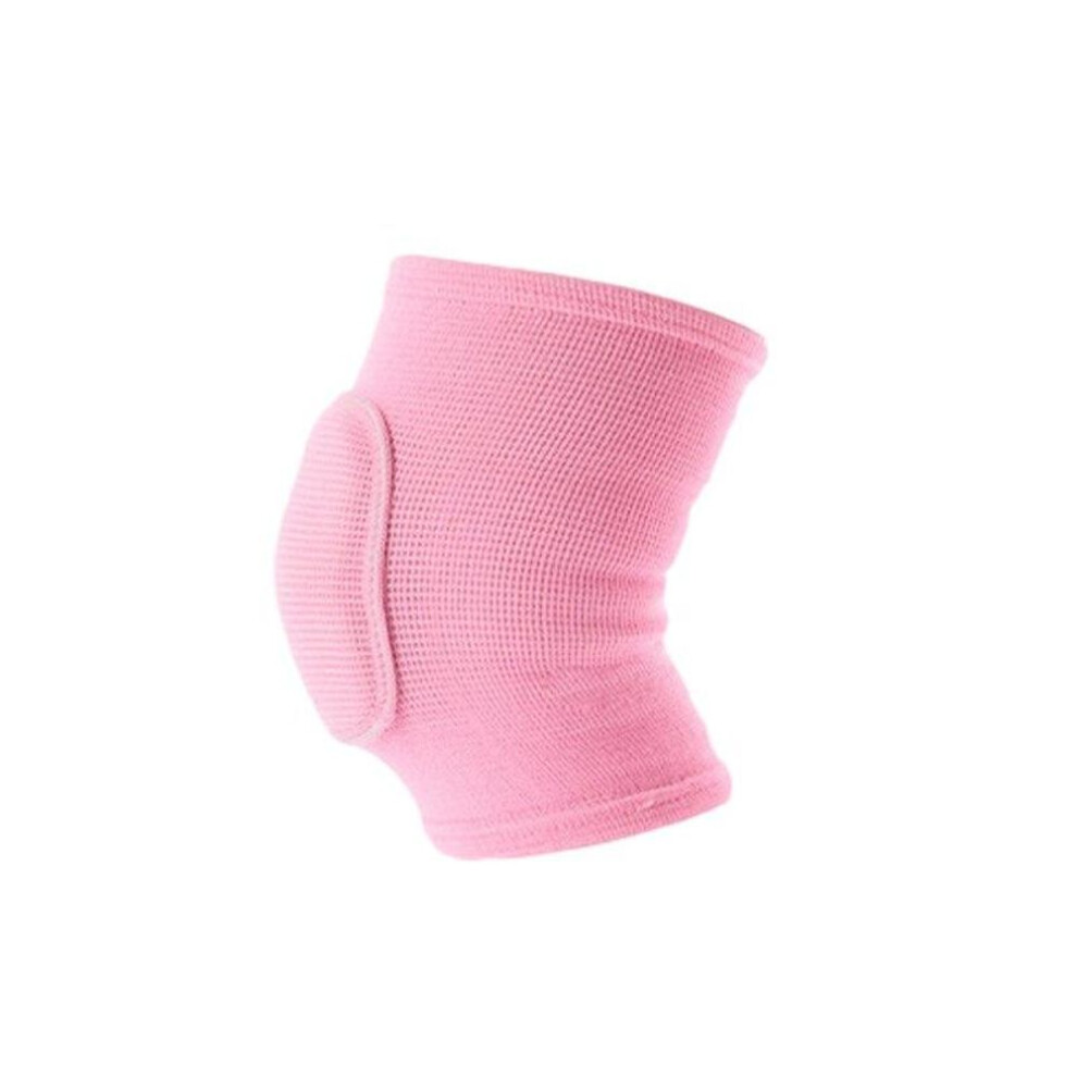 (pink, S) 1Pc Sports Compression Knee Pads Elastic Knee Protector Thickened Sponge Knee Brace Support for Dancing Workout Training Equipment