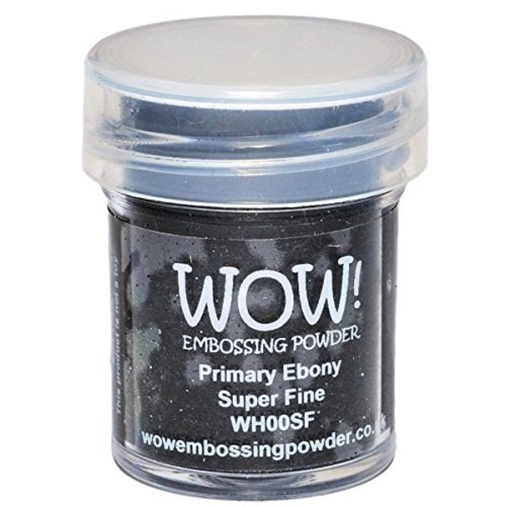 Wow Embossing Powder WOW Embossing Powder  15ml  Primary Ebony