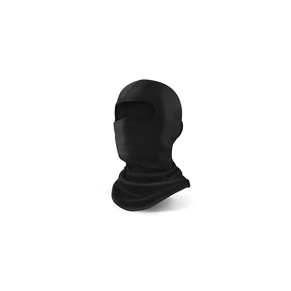 Yeslife Ski Mask Balaclava Face Mask For Men And Women - Skiing Snowboarding Motorcycle Uv Protection & Wind Protection Black 6941197807345
