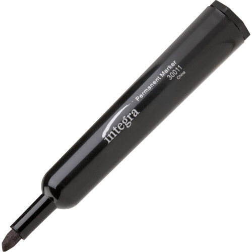 Integra Permanent Marker  Chisel Tip  Black (ITA30011)