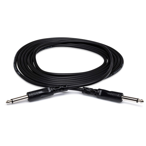Hosa CPP-103 1/4"""" TS til 1/4"""" TS ubalanceret forbindelseskabel 3 fod 1