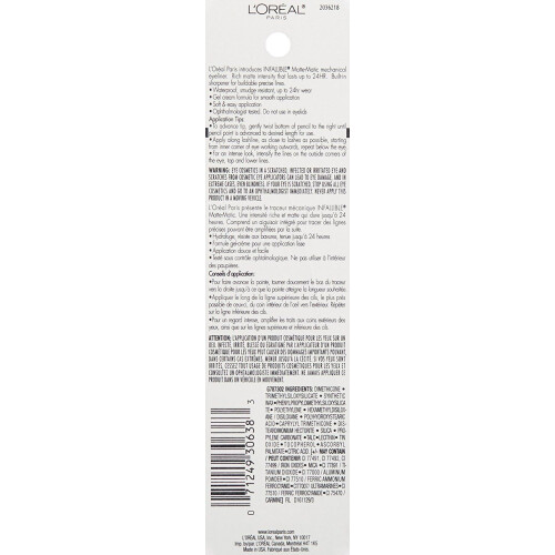 L'Oreal Paris Infallible Matte-Matic Mechanical Eyeliner Deep Brown 0.01 oz. 2