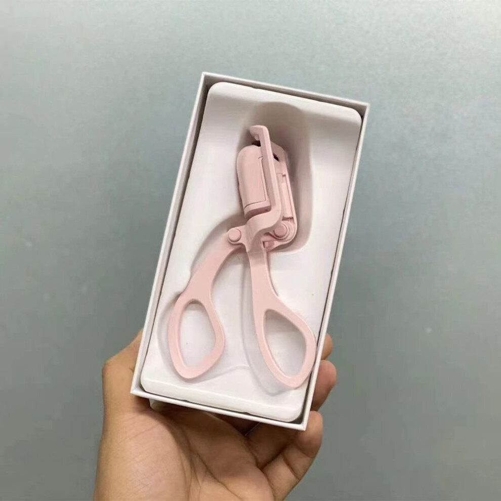 (pink, 230mA) Eyelash Curler Portable Electric Heated Comb Eye Lash Perm Long Lasting Eyelashes Curls Thermal Eyelash Curler Makeup Tools