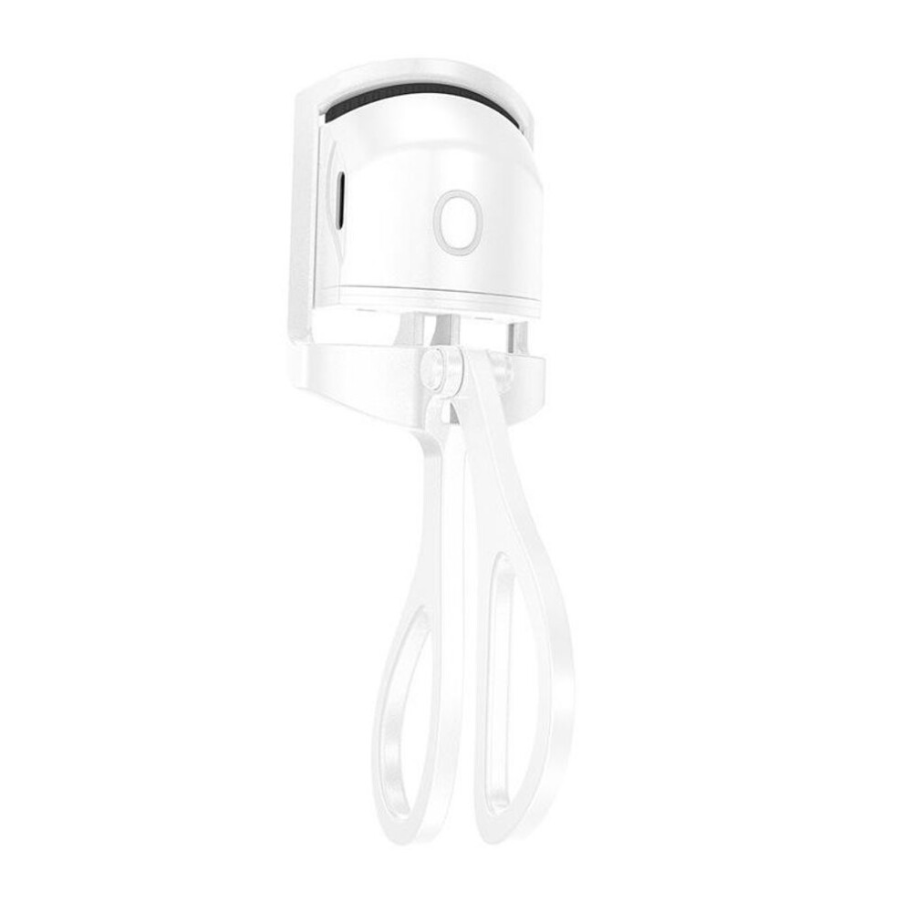 (white, 150mA) Eyelash Curler Portable Electric Heated Comb Eye Lash Perm Long Lasting Eyelashes Curls Thermal Eyelash Curler Makeup Tools