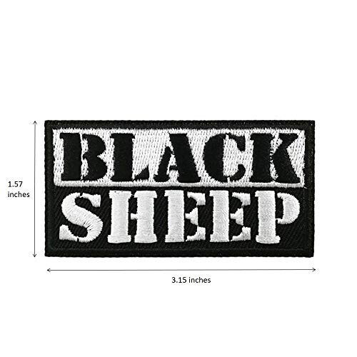 Black Sheep Broderet jern p? sy p? patch badge 1