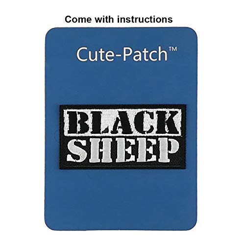 Black Sheep Broderet jern p? sy p? patch badge