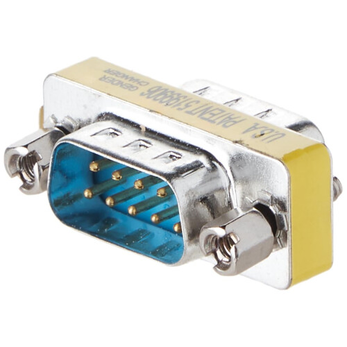 Seriel mini k?nsskifter/kobling DB9 han til DB9 han 2