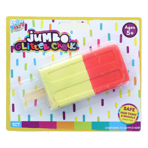 Jumbo -frmige Glitzer Brgersteig Kreide | Eispop