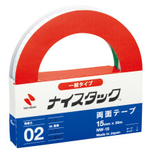 1 x obojstrann lepiaca p ska NICHIBAN z recyklovan ho papiera NICETACK v eobecn ho typu 15 mm x 20 m Shinji NW-15 (dovoz z Japonska)