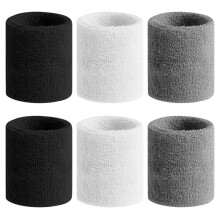BEACE Zweetbanden Sport Polsband voor Mannen & Vrouwen - Vochtregulerende Katoenen Zweetband voor Tennis, Basketbal, Hardlopen, Gym