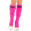 Ribbed stirrup benvarmere med atletisk stribe. 1