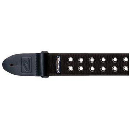 Dunlop Cinghia con Grommet Nera Dunlop D3819BK 1