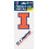Illinois Fighting Illini Set van 2 gestanst emblemen - speciale bestelling 2