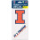 Illinois Fighting Illini Set van 2 gestanst emblemen - speciale bestelling 1