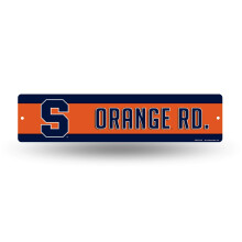 Rico Industries NCAA Syracuse Orange 16-Zoll-Kunststoff-Straenschild-Dekor