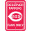 Cincinnati Reds PLASTIC PARKEERBORDEN SET VAN 2 1