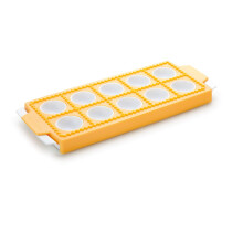Tescoma 630875.00 Stampo per ravioli per 10 ravioli rotondi, taglia ravioli, pressa per ravioli, timbro per ravioli