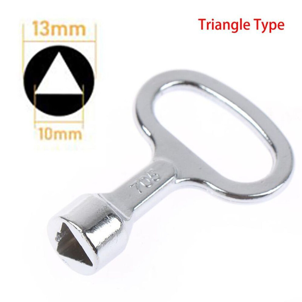 (Triangle Type) Panel Lock Key Universal Wrench Triangle/socket Electrical Cupboard Box Switch