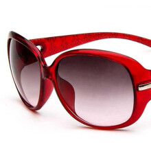 (bright red) Sunglasses Elegant Rhinestone Polarized Ladies Women Sun Glasses Female Sunglasses