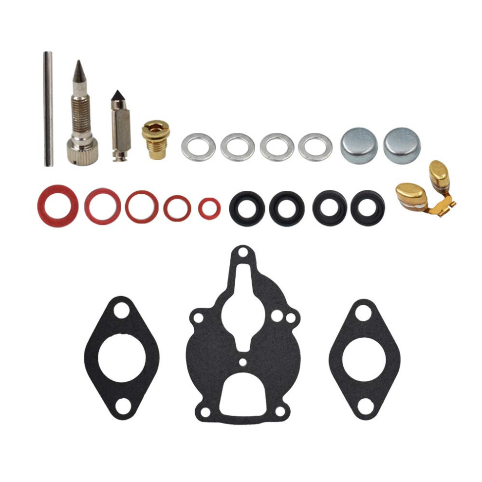All-Carb Lq39 Carburetor Repair Kit Float Replacement For Clark Bobcat 632 722 732 Engine 1498 13805 G36 Wisconsin Vh4d Vhd Tjd Replaces Lq39 E27 6941110151500