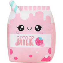(strawberry milk)Milk Plush Toy Cute Blueberry Milk Home Pillow Banana Milk Plush Toy