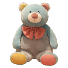 (Bear 28CM)Cute bunny cute warm and sunny bear doll rag doll childrens bed soothing and sleeping toy gift
