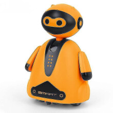 (orange color)Light sensor line drawing and pen car childrens toy and pen dinosaur robot
