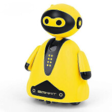 (yellow)Light sensor line drawing and pen car childrens toy and pen dinosaur robot