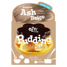 eZn Pudding Haarfarbe, ammoniakfrei, semipermanentes Selbstfarbeset fur Haare, DIY-Set inklusive, enthalt Keratin, hergestellt in Korea, Beauty (