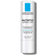 La Roche-Posay Nutritic Lip Balm fr mycket torra lppar lugnar och reparerar kapade lppar med sheasmr och ceramider 0,15 fl oz (frpackning me