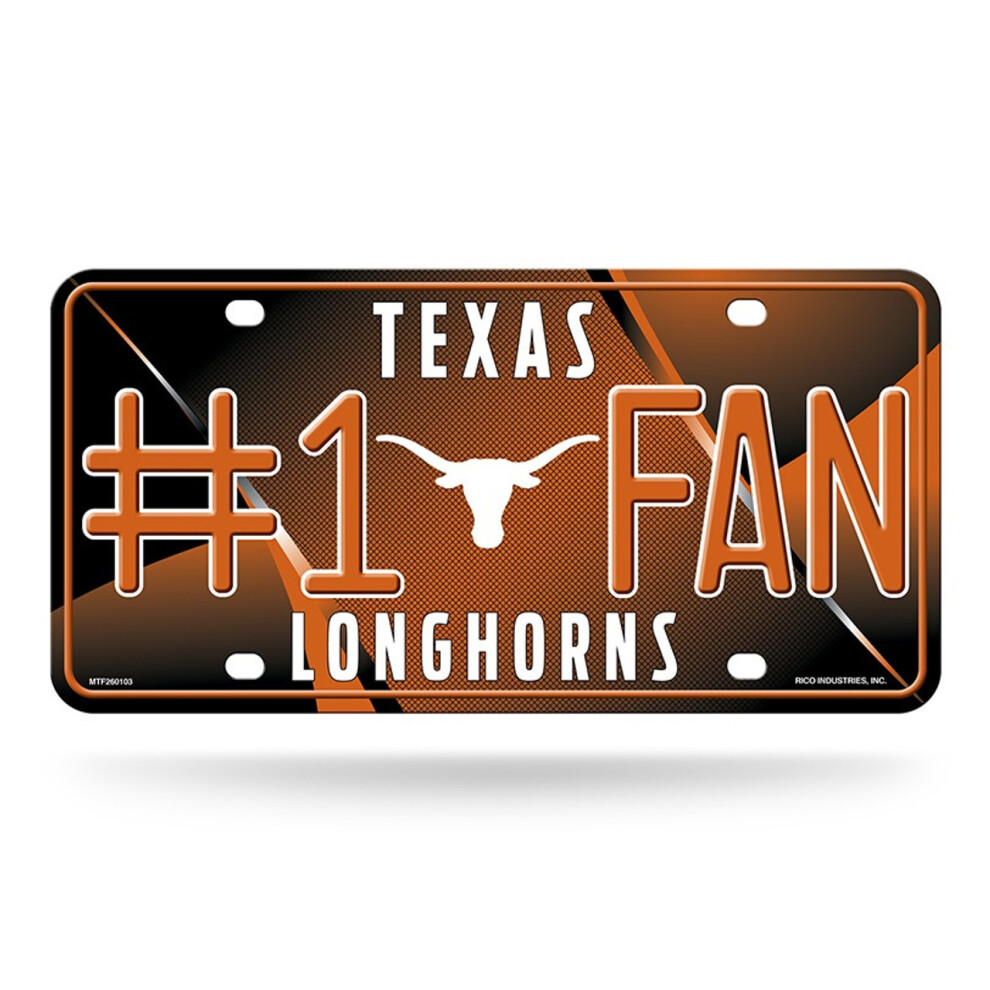 Texas Longhorns License Plate #1 Fan 767345435750