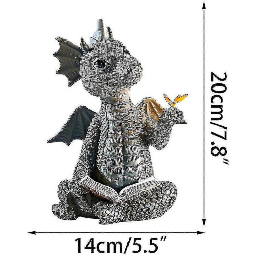 Creative reading window dinosaur garden decorative resin ornaments crafts 1