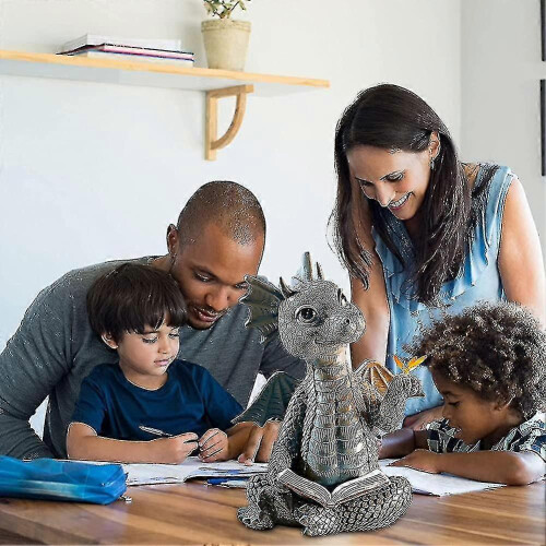 Creative reading window dinosaur garden decorative resin ornaments crafts 2
